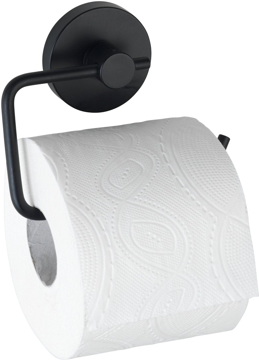 Wenko 1069603 - rouleau de toilette vac.loch.milazzo noir. | 1 pièce