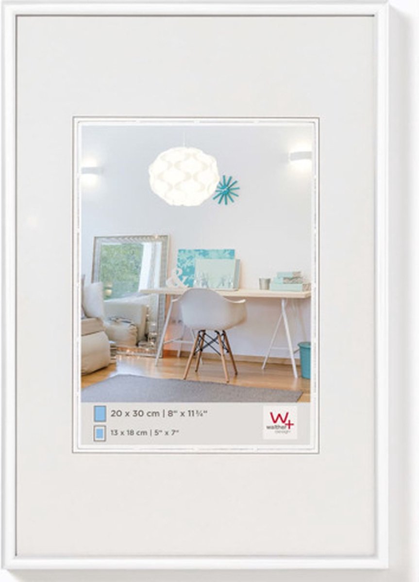 Walther new lifestyle - cadre en plastique - format photo 40x50 cm - blanc