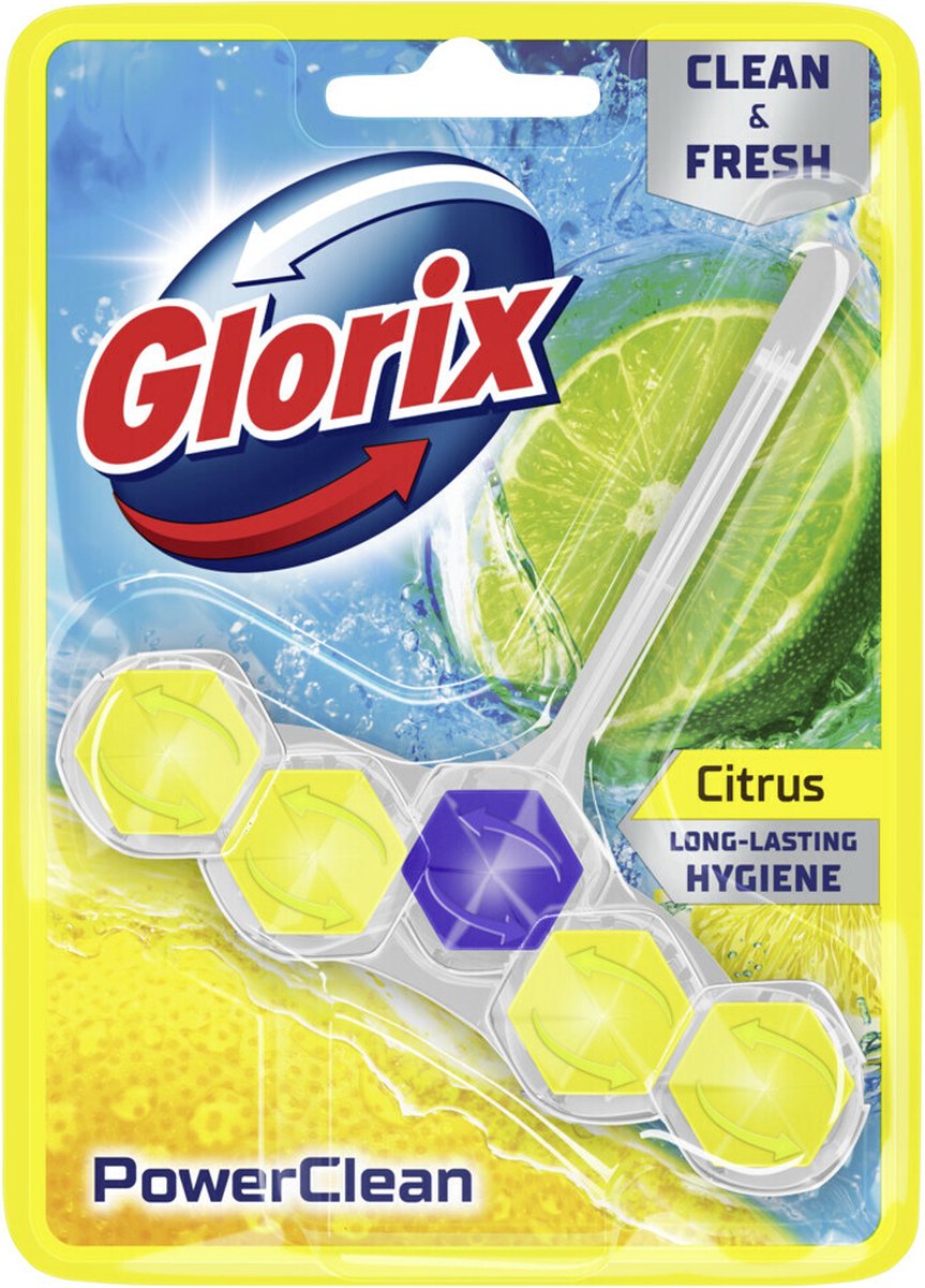 Bloc WC Glorix Power Clean Citron -
