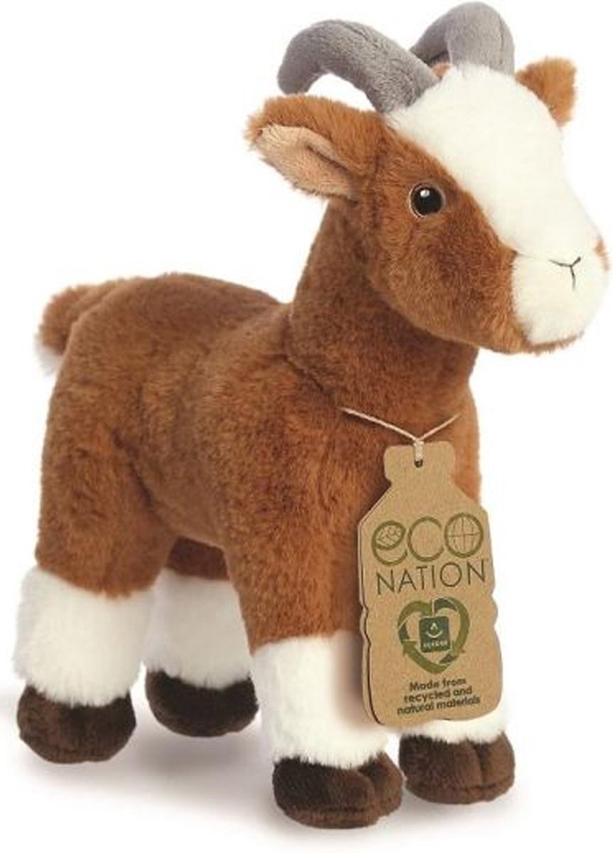 Eco Nation Pluchen Cuddle Goat 24 cm