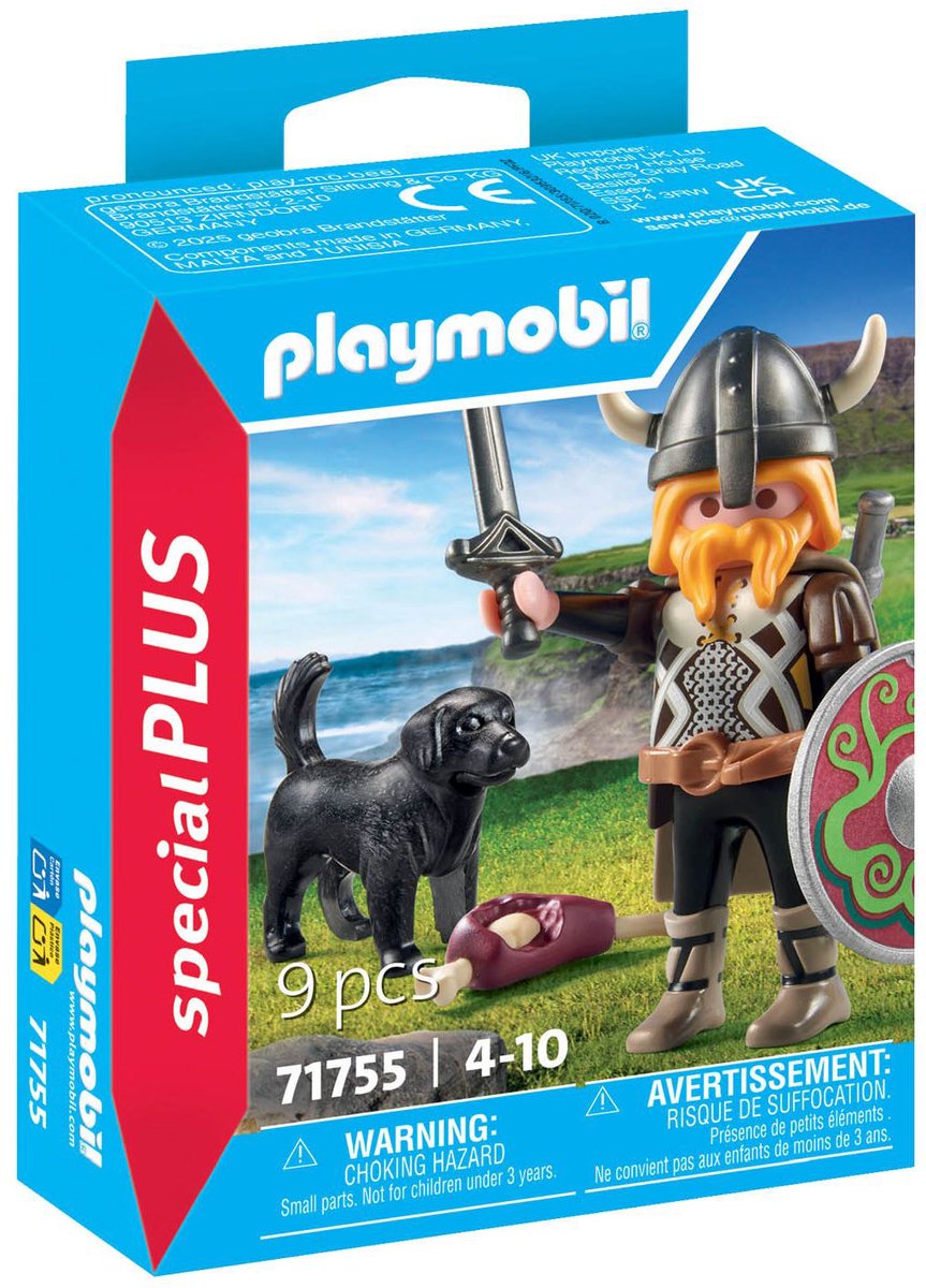 Playmobil 71755 Viking avec chien de garde