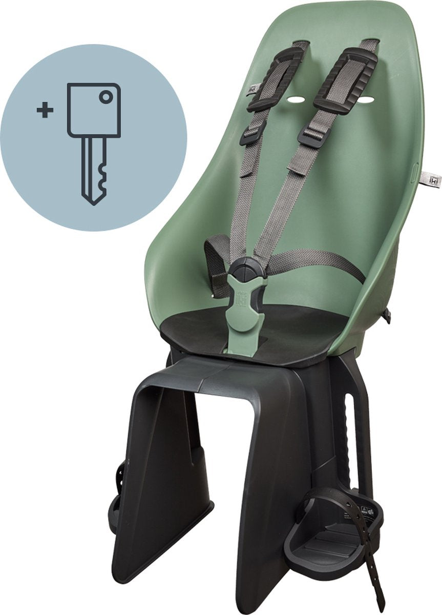Siège de vélo Urban iki derrière le support ta-ke - icho vert bincho noir