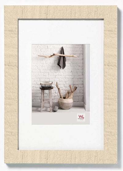 Walther home - cadre en bois - format photo 50x70 cm - blanc