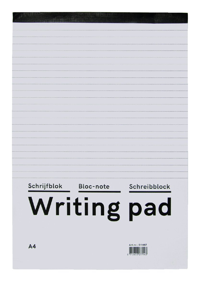 Bloc d'écriture Qbasic a4 60gr ligne 1 pièce