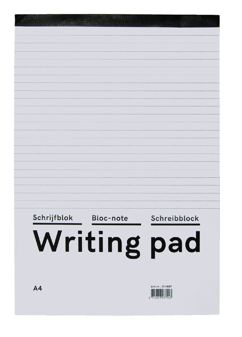 Bloc d'écriture Qbasic a4 60gr ligne 1 pièce