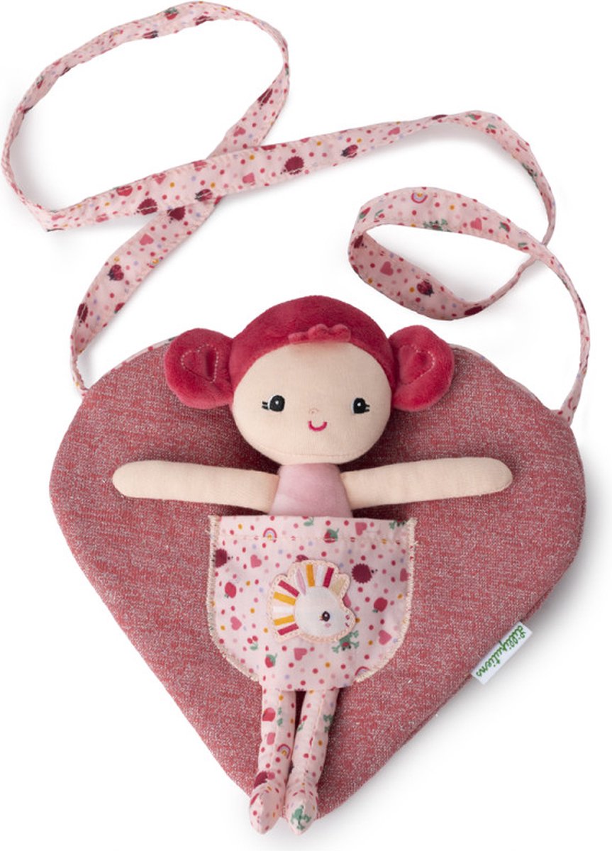 Lilliputiens - poupée aline - sac à main forme coeur