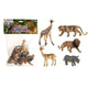 Animaux sauvages 12-15cm sachet de 5 pièces