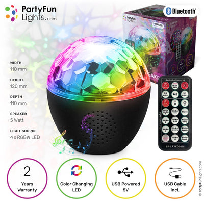Partyfun allume la fête avec haut-parleur Bluetooth