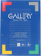 Bloc de cours Gallery, ft a4, 80 g m², perforation 2 trous, carré 5 mm, 100 feuilles