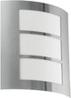 Applique d'extérieur Eglo city - e27 - 26 cm - acier inoxydable blanc