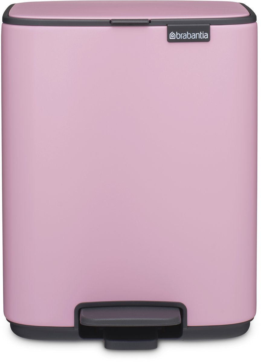 Poubelle à pédale Brabantia bo - 7 litres - rose lilas