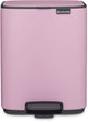 Poubelle à pédale Brabantia bo - 7 litres - rose lilas