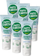 Happy earth bundle crème pour les fesses au zinc bébé enfants - 100% naturelle - sans microplastique - soin pour bébé - sans parfum - avec oxyde de zinc - pommade pour couches - convient aux nouveau-nés - 6 x 75 ml - pack économique