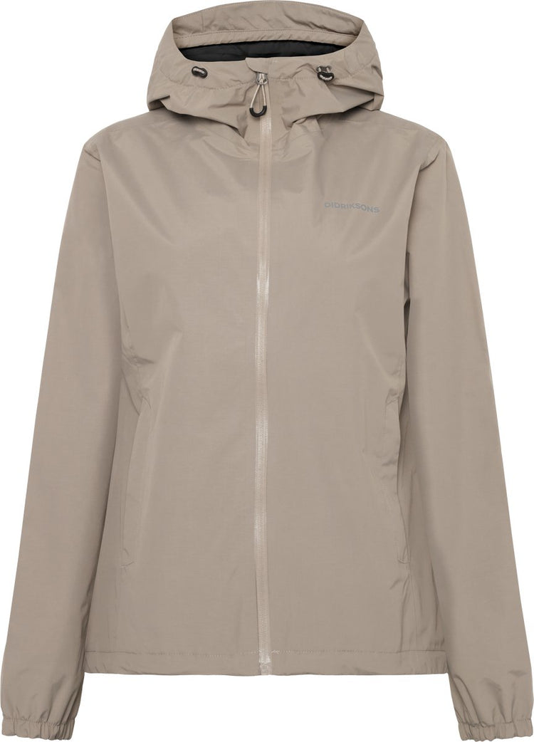 Didriksons varja wns jkt 2 veste outdoor femme - marron cendré
