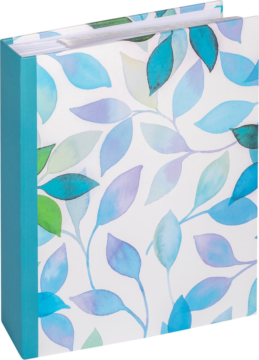 Walther me-364-l saison - album mémo - format 28 x 25 cm - 200 photos 13 x 18 cm - bleu