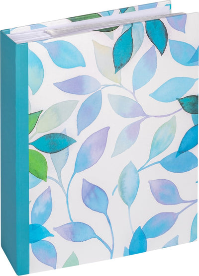 Walther me-364-l saison - album mémo - format 28 x 25 cm - 200 photos 13 x 18 cm - bleu