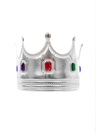 Petites aventures - couronne du roi en argent - couronne enfant toute douce