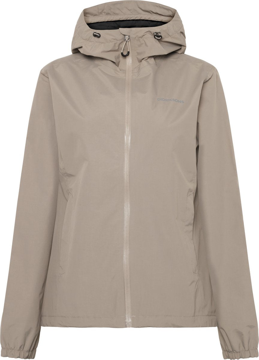 Didriksons varja wns jkt 2 veste outdoor femme - marron cendré