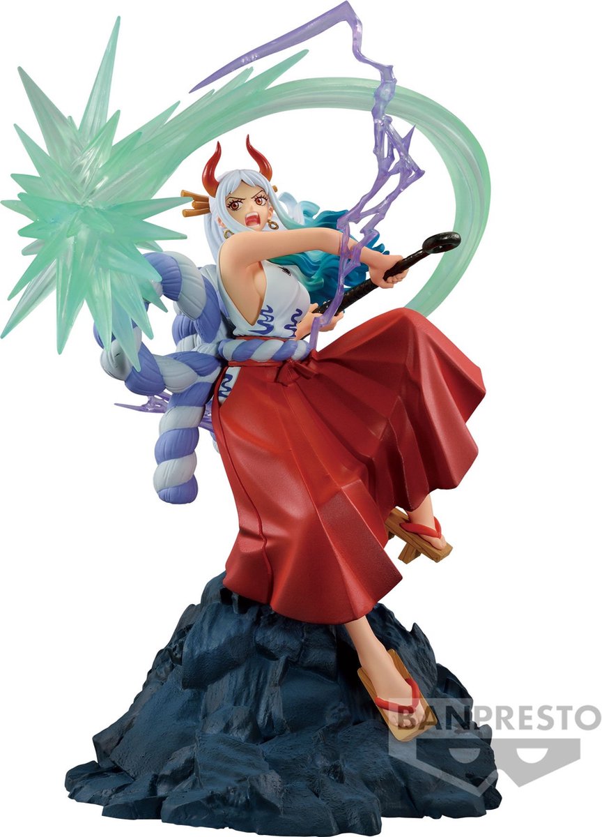 Banpresto one piece - yamato le pinceau - figurine dioramatique 19cm