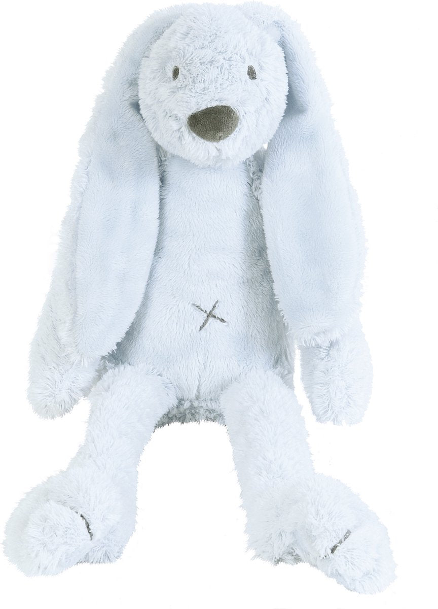 Happy horse lapin richie peluche 38cm - bleu - peluche bébé