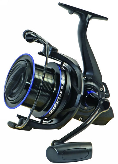 Moulinet de mer Challenger bleu profond Albatros 9000fd | bobine longue diffusion | 8 roulements à billes | 615g