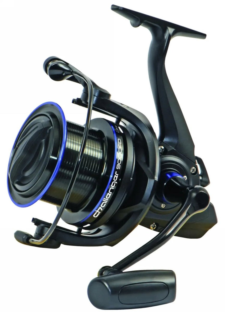 Moulinet de mer Challenger bleu profond Albatros 9000fd | bobine longue diffusion | 8 roulements à billes | 615g