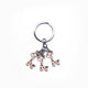 Aucune marque porte-clés girafe de la faune | 6 pièces