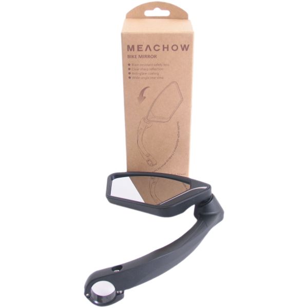 Miroir gauche guidon multi-angle E-bike noir
