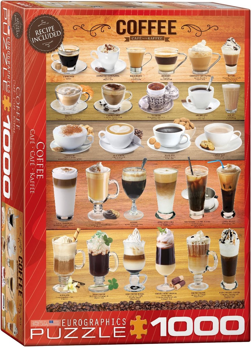 Eurographics - café [café] - 1000 pièces 48×68cm (l×h) - puzzle