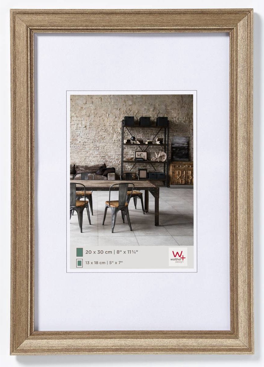 Walther lounge - cadre photo - format photo 15x20 cm - acier