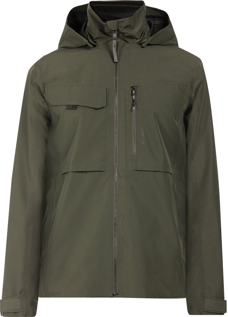 Didriksons aston usx jkt 5 veste d'extérieur unisexe - vert foncé