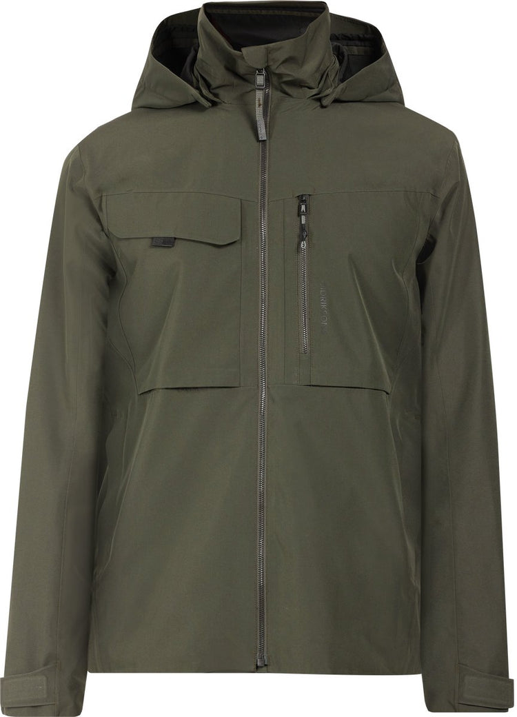 Didriksons aston usx jkt 5 veste d'extérieur unisexe - vert foncé