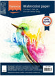 Papier aquarelle Florence Vaessen - blanc intense - a4 - 300 grammes - structure lisse - lisse - florence - 100 feuilles