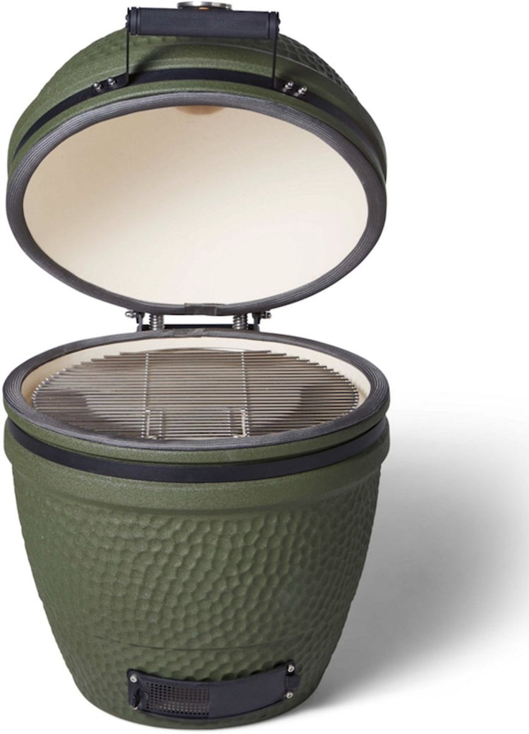 Moddern - kamado vert solo - encastrable - 8 à 12 personnes