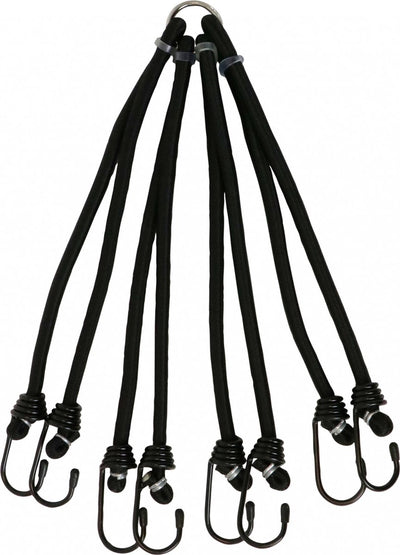 Carpoint classeur araignée 8 branches ø8 mm 55 cm noir