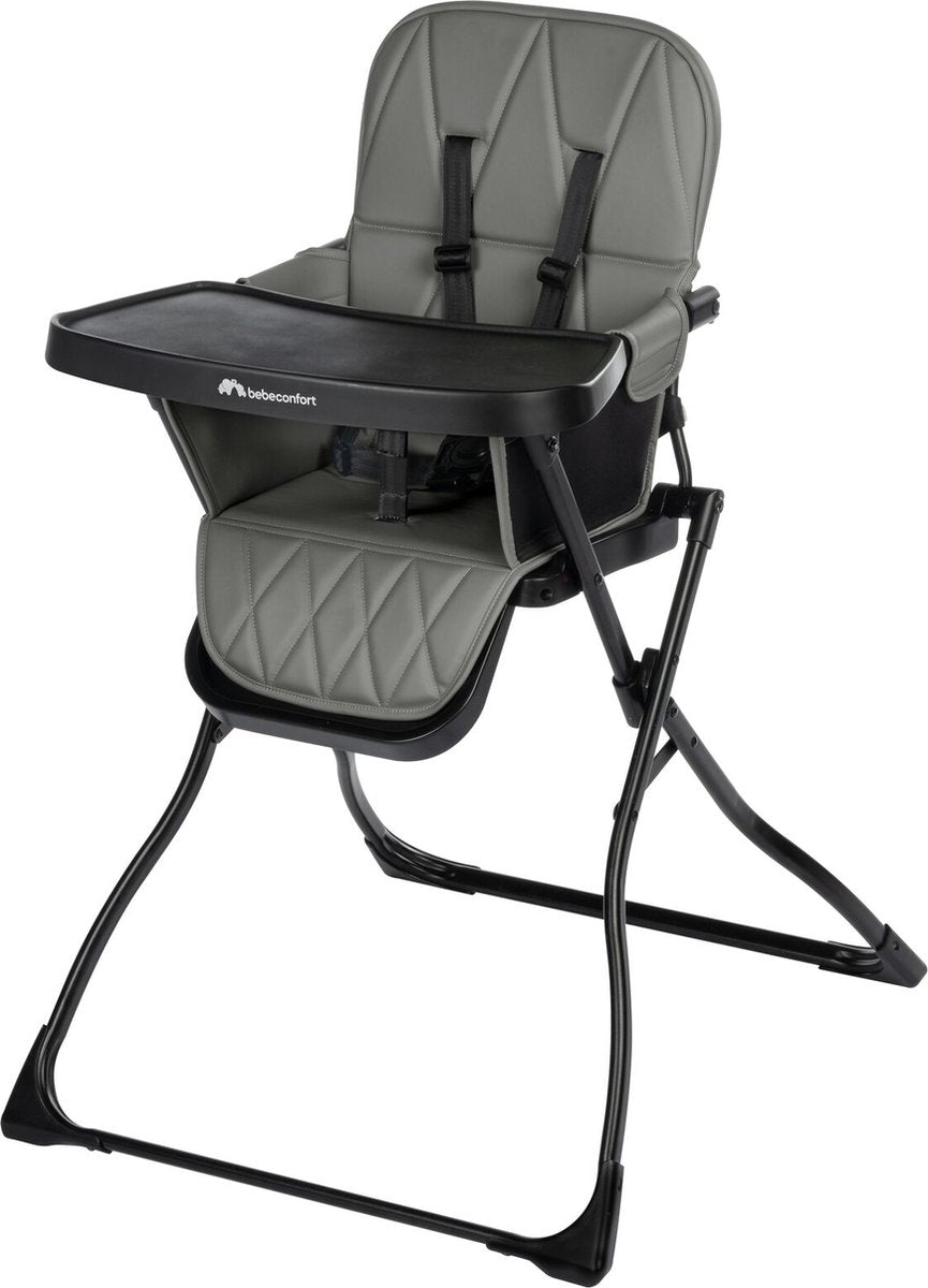 Bebeconfort lily - chaise haute - gris minéral - de 6 mois à 3 ans
