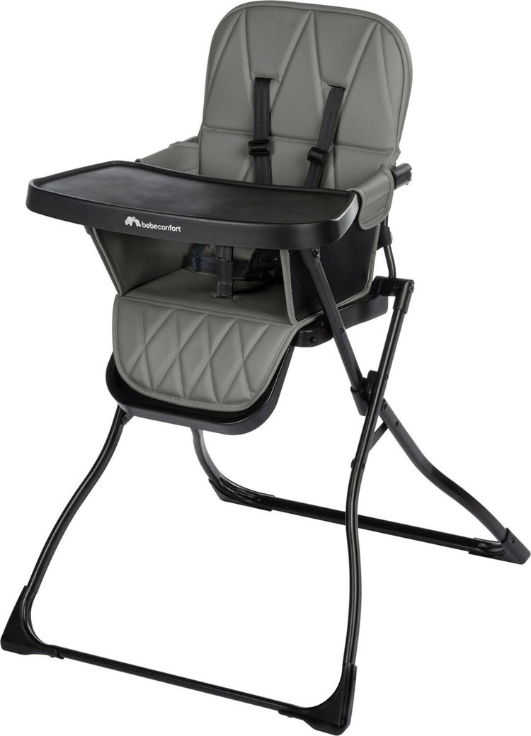 Bebeconfort lily - chaise haute - gris minéral - de 6 mois à 3 ans