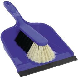 Pelle à poussière en bleu