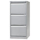 Commode à dossiers suspendus bisley 47 x 62,2 x 101,6 cm poids portant 35 carats gris argent 3 tiroirs