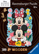 RAVENSBURGER WOODEN JIGSAW PUZZLE MICKEY MONDE MINNIE MONDE, 300ST.