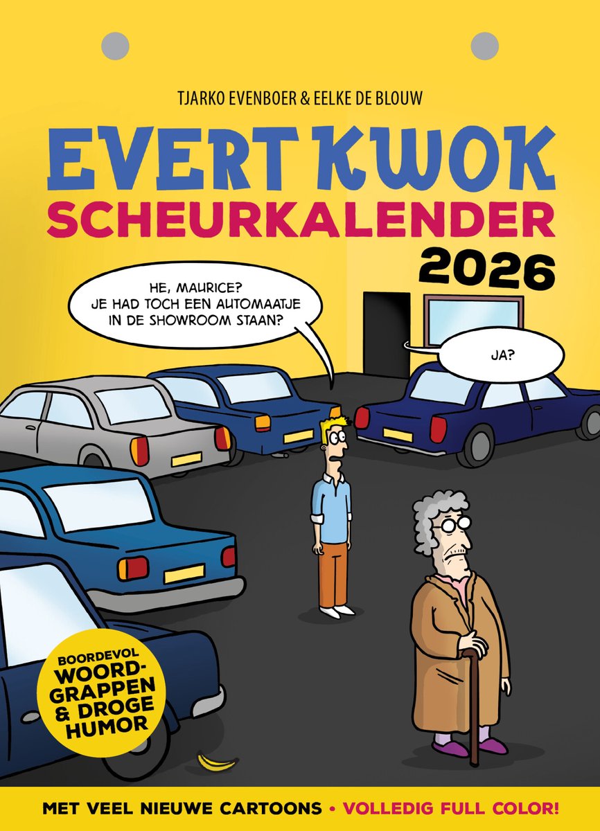 Calendrier détachable Evert kwok - 2026