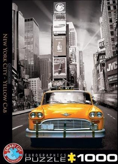 Eurographics - taxi jaune de New York - 1000 pièces 48×68cm (l×h) - puzzle