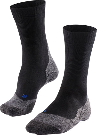Falke tk2 cool anti-ampoules épais matériau fonctionnel lyocell chaussettes de marche femme noir - taille 41-42