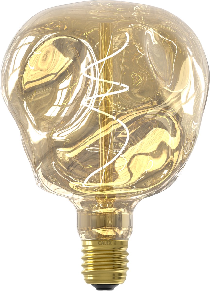Calex bio néo champagne - lampe LED e27 - source lumineuse à filament dimmable - 4w - lumière blanc chaud