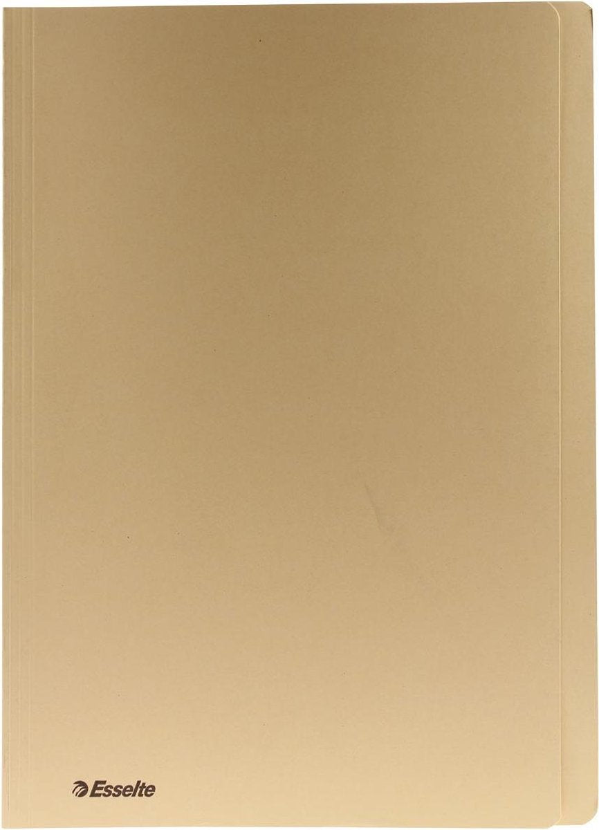 Esselte dossier pliant a4 couverture manille 275gr jaune