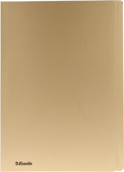 Esselte dossier pliant a4 couverture manille 275gr jaune