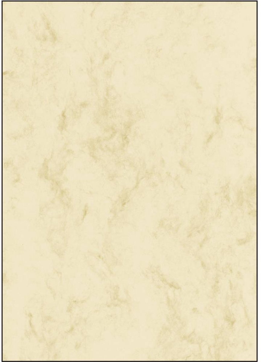 Papier design Sigel a4 - beige marbré - 200 grammes - 25 feuilles - si-dp191