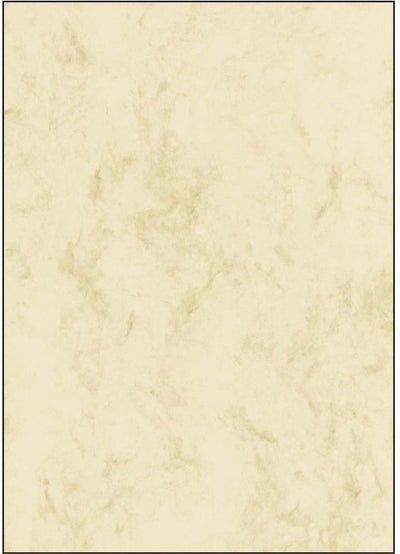 Papier design Sigel a4 - beige marbré - 200 grammes - 25 feuilles - si-dp191