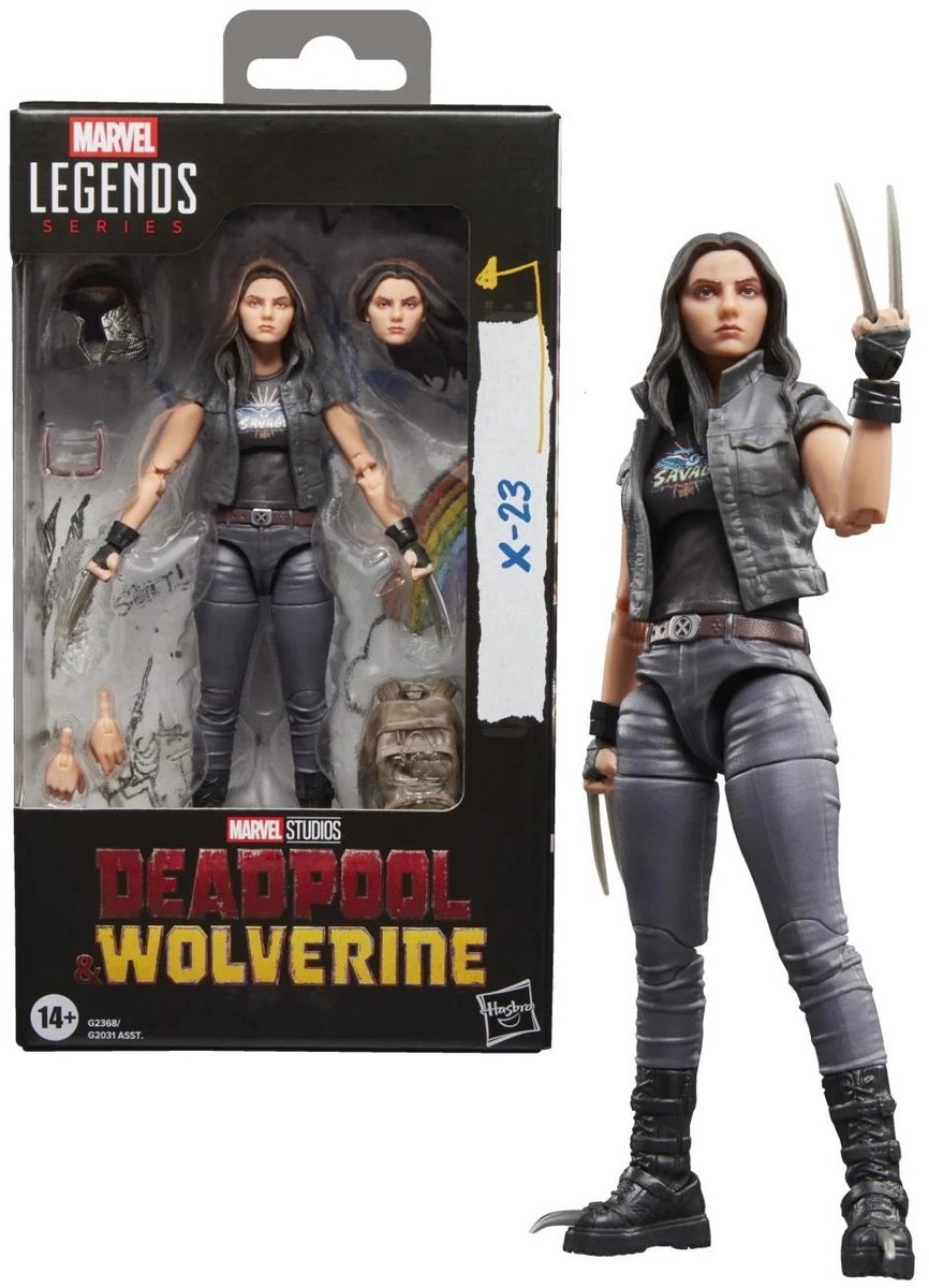 Hasbro Deadpool Wolverine - x-23 - figurine série légendes 15cm