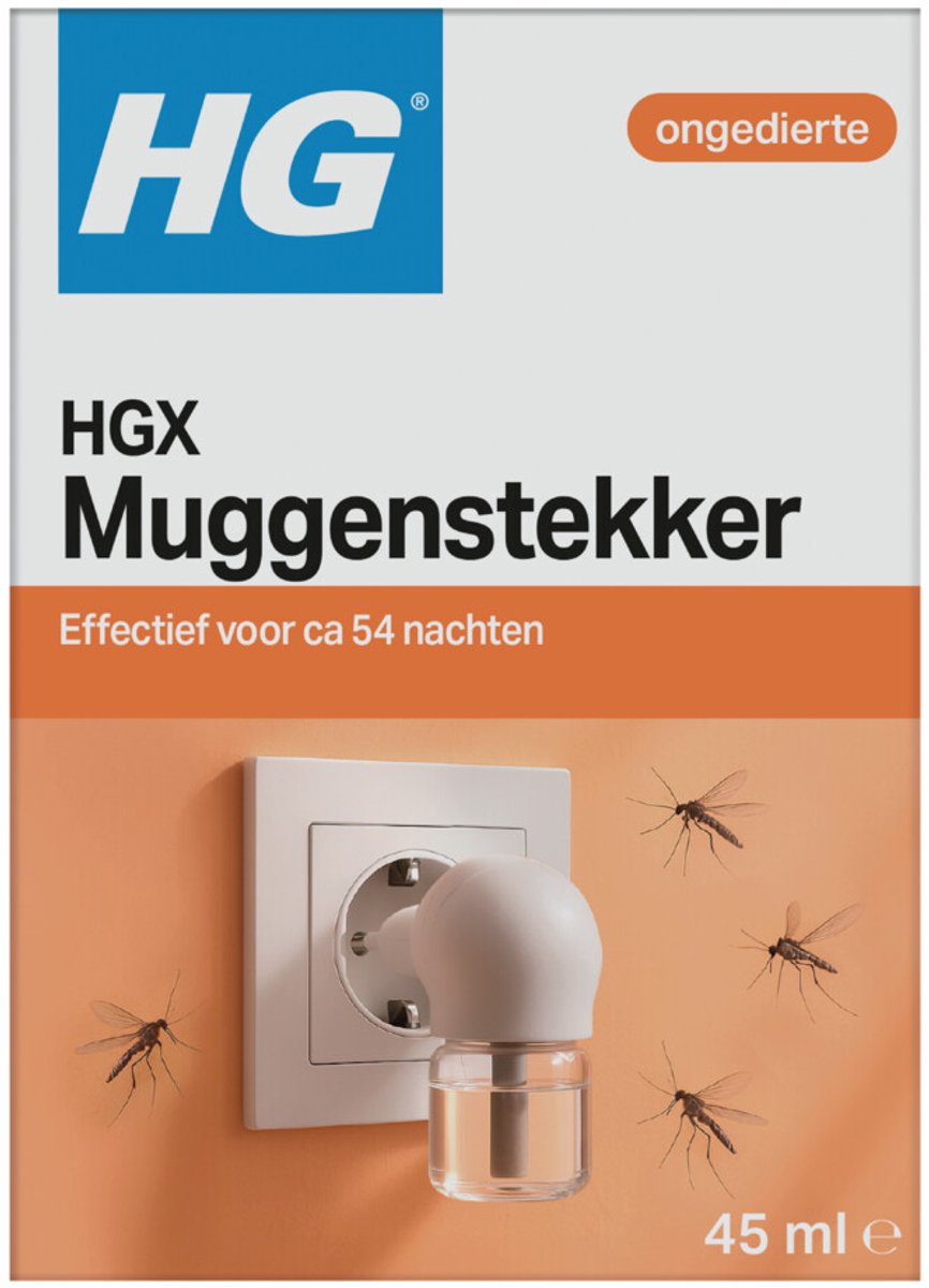 HG HG 15852N Mosquito Plux blanche transparente